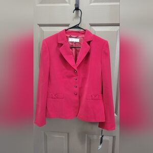 Tahari Red Blazer  8 P